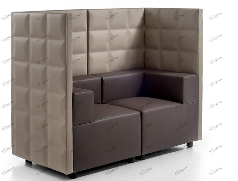 Kastel Кожаное кресло с высокой спинкой Kuadra sun-id-1442444