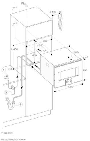 Gaggenau Комбинированная стеклянная печь Serie 400 Bs474102 - Вид №2