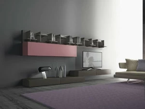 Presotto Модульная деревянная стенка для хранения вещей I-modulart_20