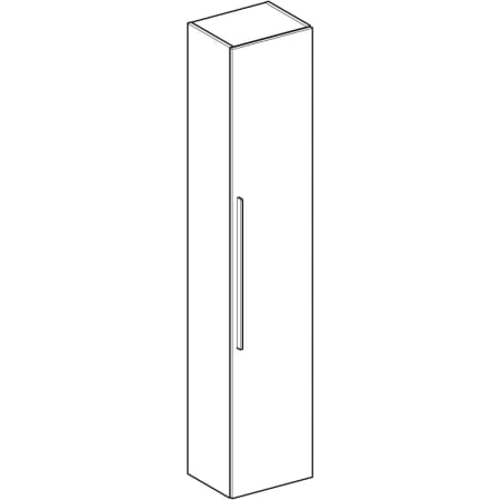 841001000 Высокий шкафчик Geberit iCon с одной дверью Geberit  - Вид №1