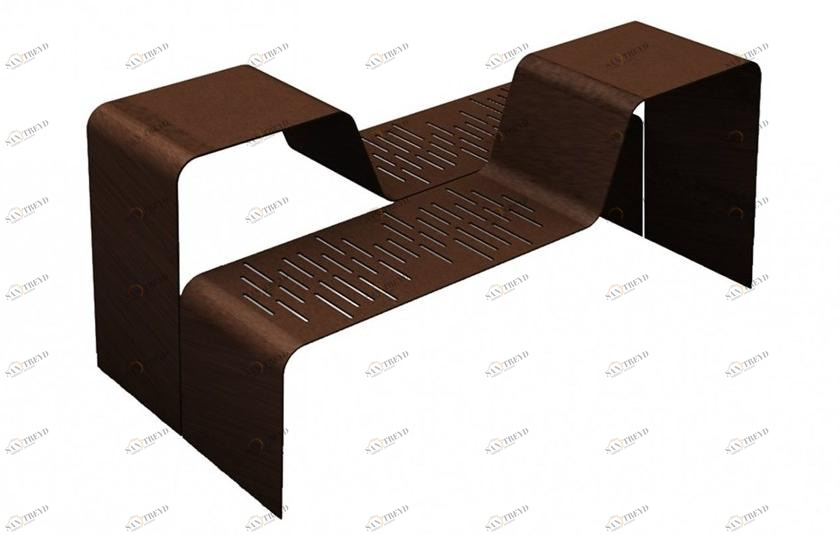 Euroform W Скамейка из металла  4520m, 4525m 