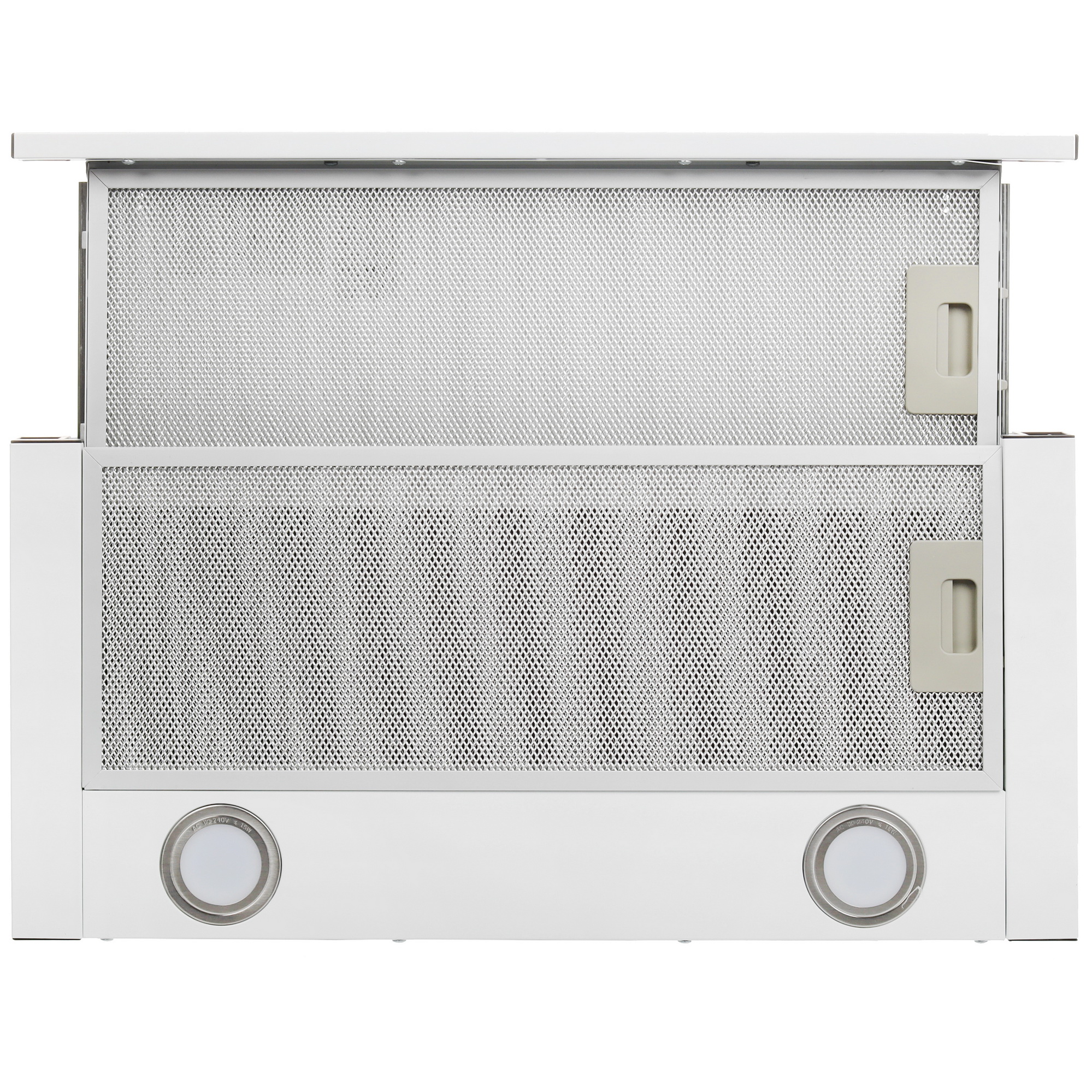 9063334 Вытяжка телескопическая KRONA KAMILLA T 600 2 motors белый/серый STDN-0137781 - Вид №8