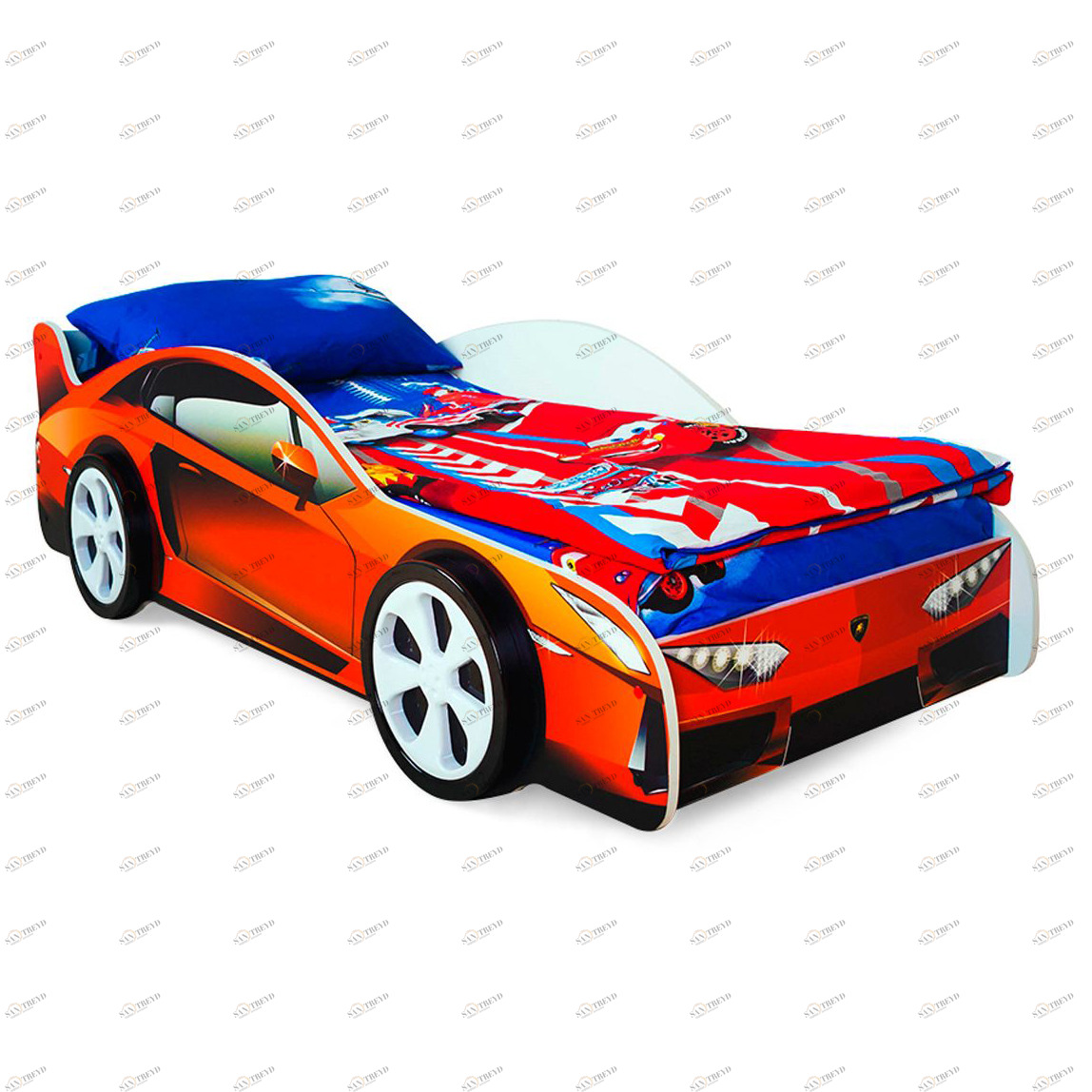 Детская кровать-машина "Ламборджини" БЕЛЬМАРКО  326760 Красный Santreyd 