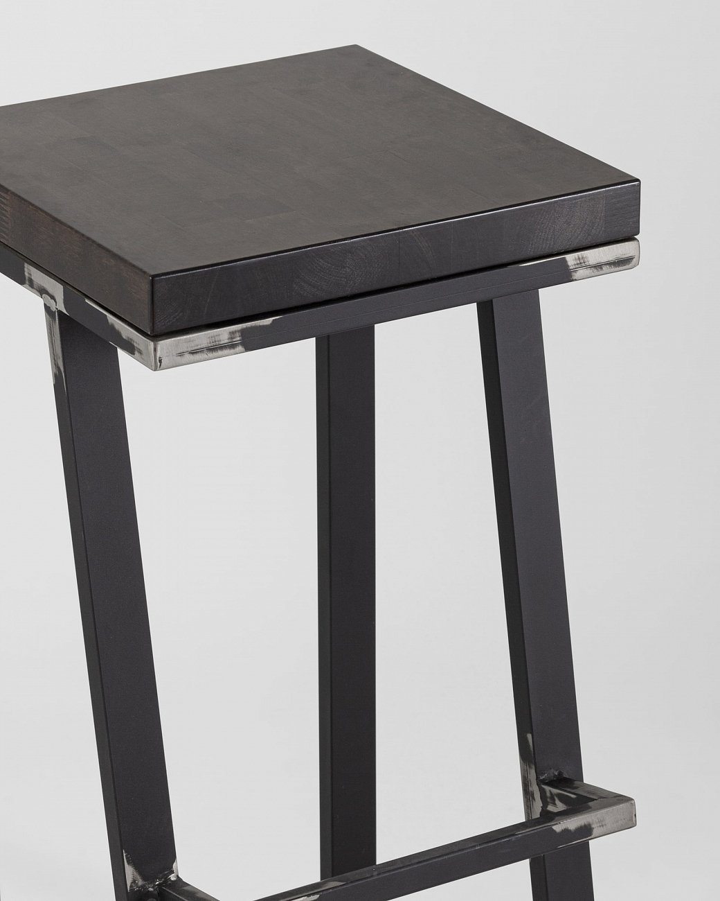 Барный стул коричневый с деревянным сиденьем "Терракс" STOOL GROUP  00-3945992 Коричневый  - Вид №7