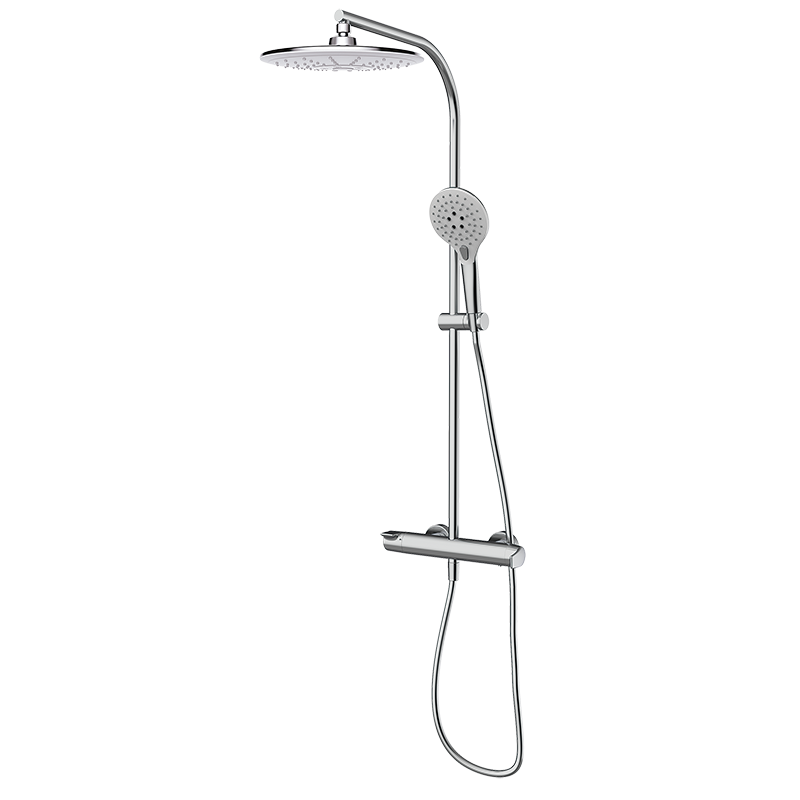 40440400TL PREMIUM GRB Сухой смеситель для душа с колонкой Хром GRB MIXERS 