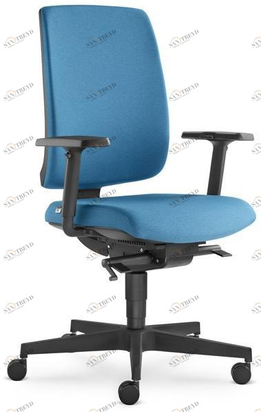 LD Seating Регулируемое по высоте офисное кресло из ткани с 5 спицами Leaf 500-sys