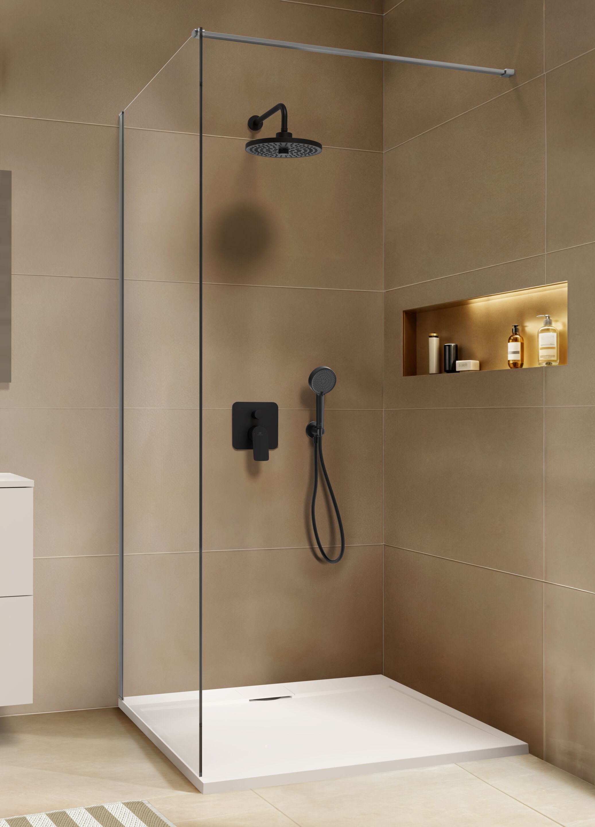 Однорычажный встраиваемый смеситель для душа с переключателем Ideal Standard Ceralife C ARCH-00087795 - Вид №2