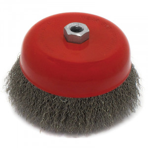 41861 Калибр Щетка для угловой шлифовальной машины Калибр 125 мм/М14 (арт.131713)
