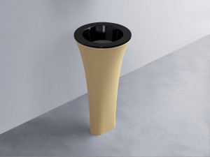 AMLA45-N+AMPILT-FN+AMCOLT-CN Раковина Amedeo Tondo отдельностоящая cielo Enjoy + Amedeo