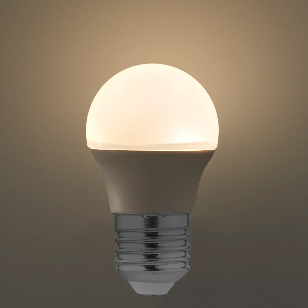 Лампа светодиодная Volpe E27 220-240 В 5 Вт шар малый матовая 470 лм нейтральный белый свет 89819449 STLM-2091602  - Вид №3