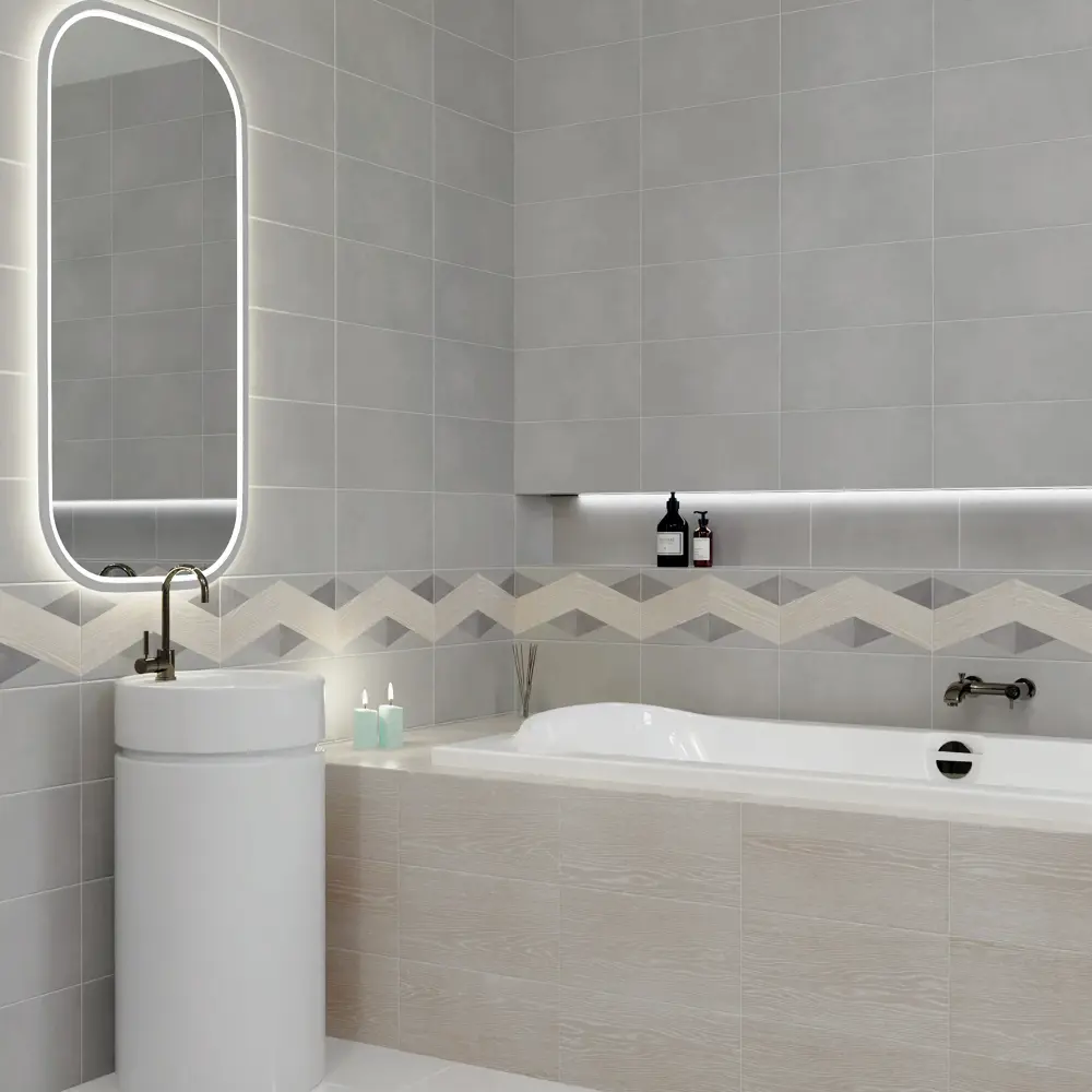 KREAFORTA Mersey - настенная плитка с эффектом бетона 20×40 см 89405688 STLM-1570218