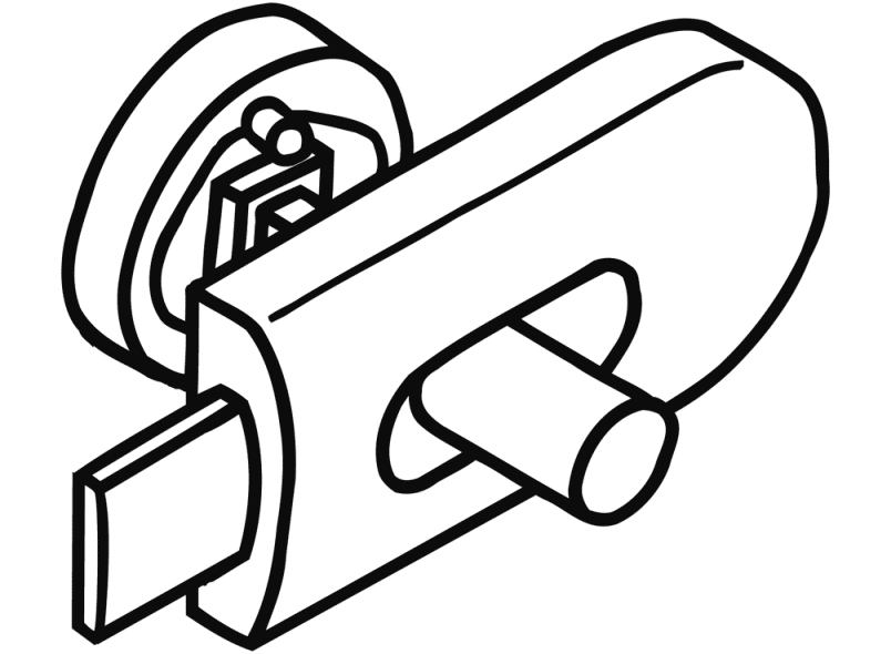 850.301 запирание HEWI System 111 | Polyamid  - Вид №2