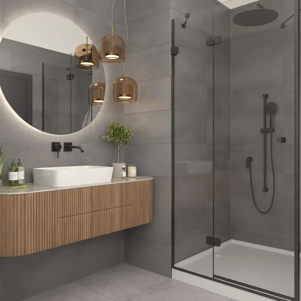 Плитка настенная Gracia Ceramica Status 01 25x60 см 1.2 м² матовая цвет серый STLM-2183871