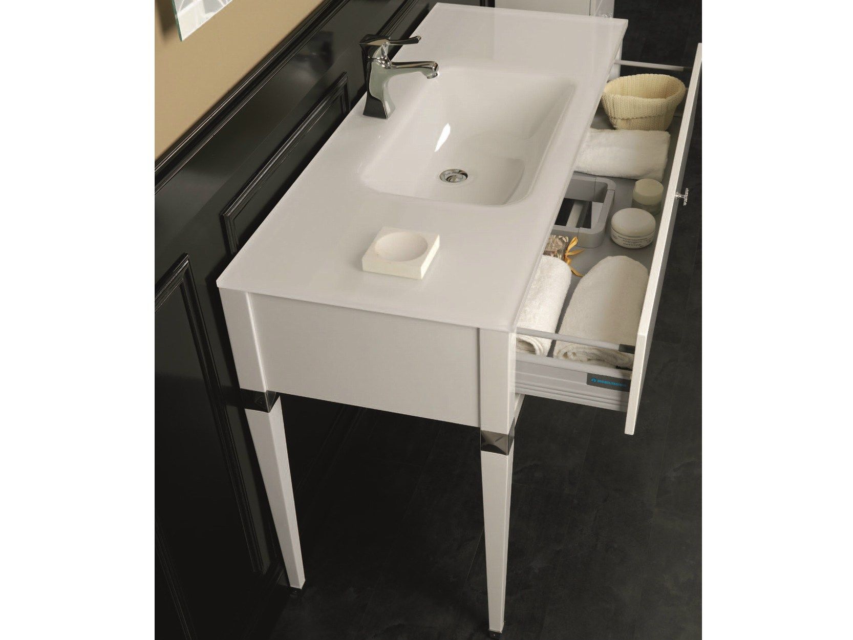 Напольный умывальник с ящиками Mobiltesino ARCH-00149630 - Вид №1