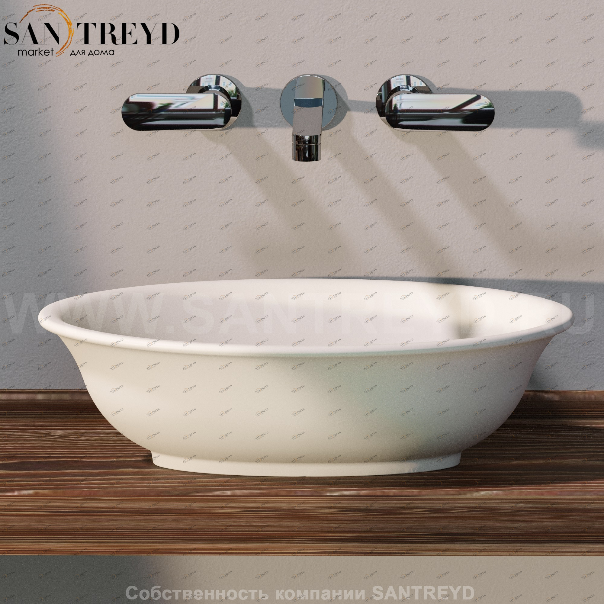 BL56L9003 Накладная раковина на столешницу  овальная Ceramica Flaminia Boll