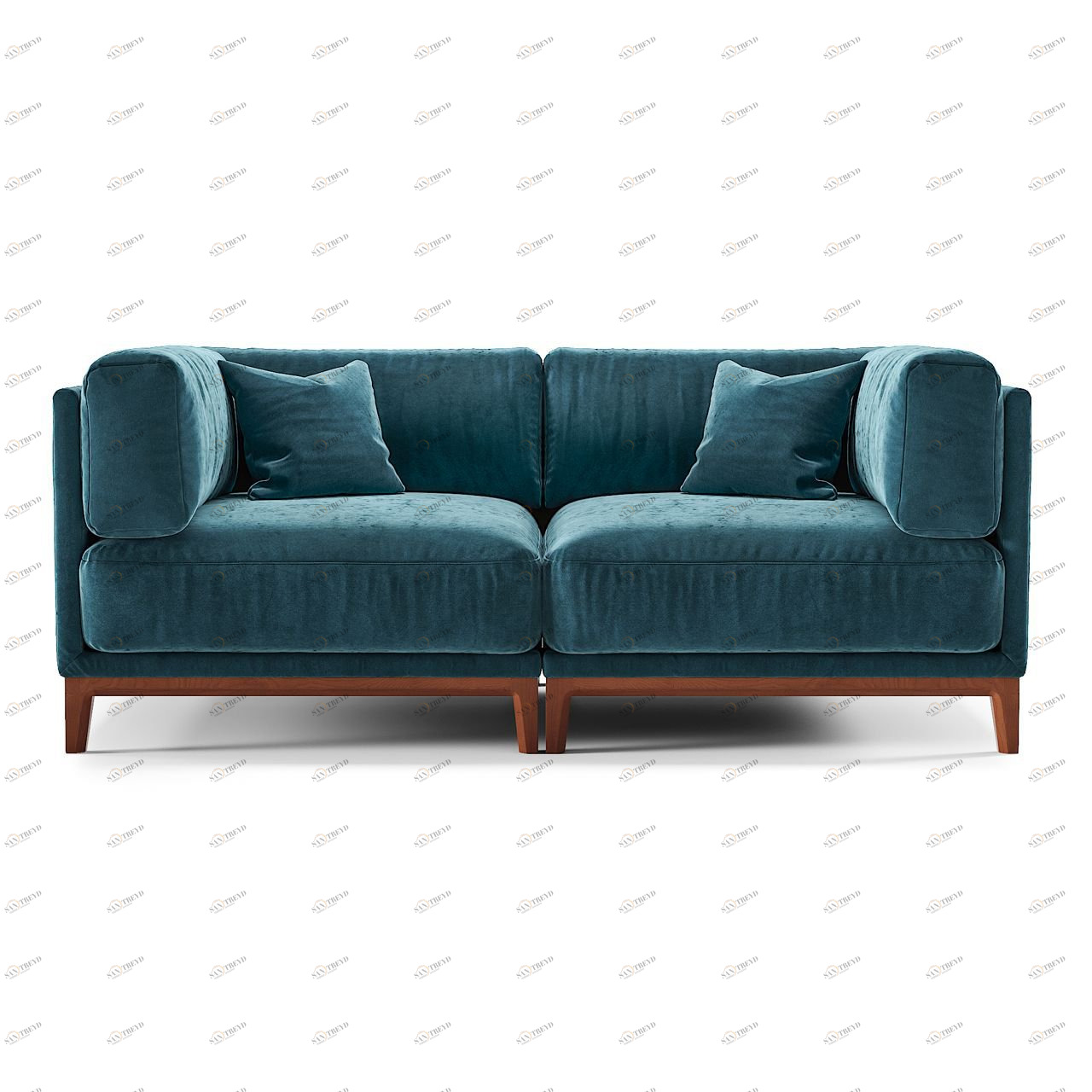 Диван Case прямой синий THE IDEA ДИЗАЙНЕРСКИЕ 210519 Синий 