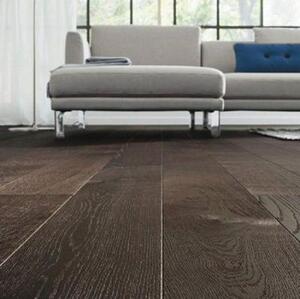 Паркетная доска Haro 4000 Series Top connect термо Форте Дуб Натур с брашью (Текстурированная) 2200х173 мм.