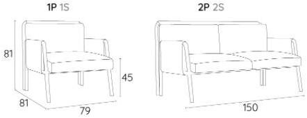 Adrenalina 2-местный тканевый диван Swing sun-id-1452465 - Вид №6