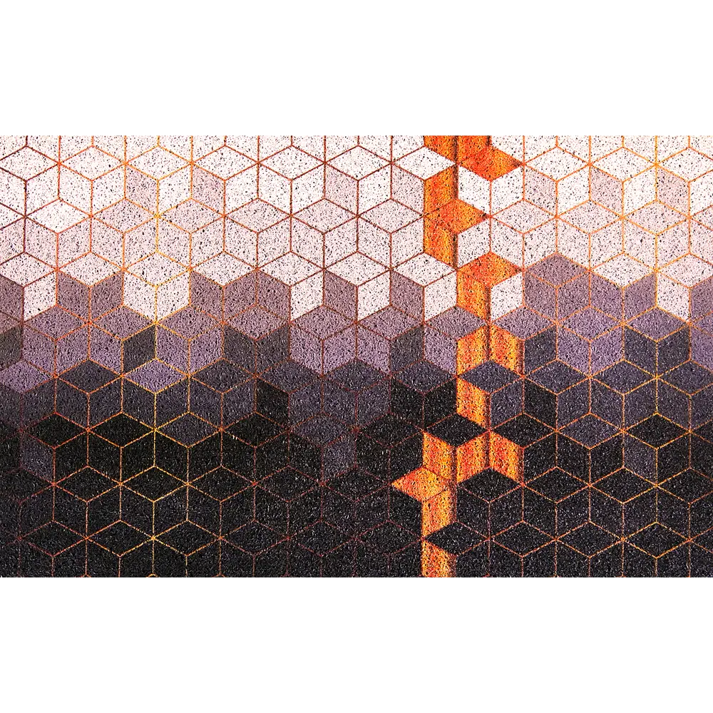 Santreyd - Вырезной придверный коврик ПВХ с графическим дизайном 60x90 см 88038566 STLM-0076601