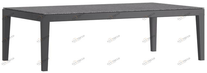 Atmosphera Садовый журнальный столик из алюминия и закаленного стекла Dream Dr.tc