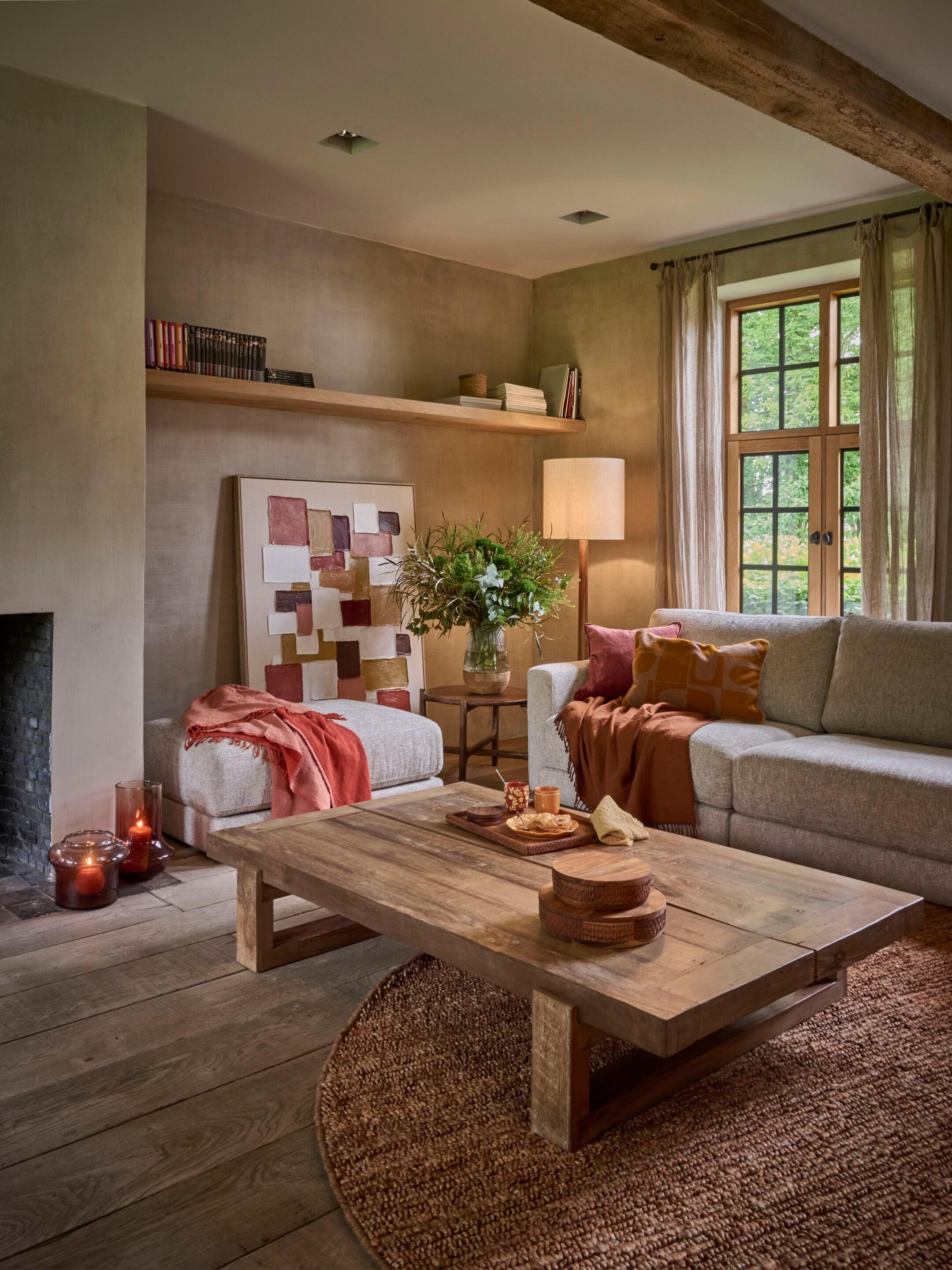 Прямоугольный журнальный столик из мелиорированного дерева POMAX Андалусия ARCH-00128099 - Вид №7