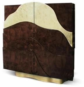 Malabar Буфет из орехового дерева с распашными дверцами Torsion