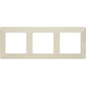 Рамка Legrand VLN-L 3 поста слоновая кость
