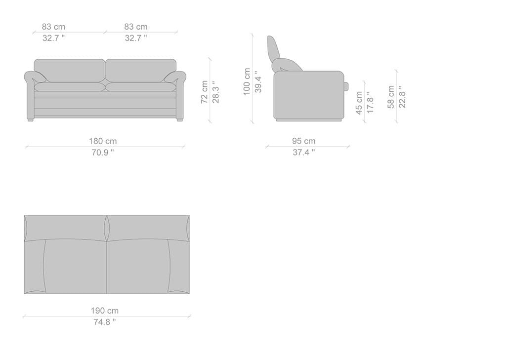 2-местный диван CASSINA Living ARCH-00022496 - Вид №11