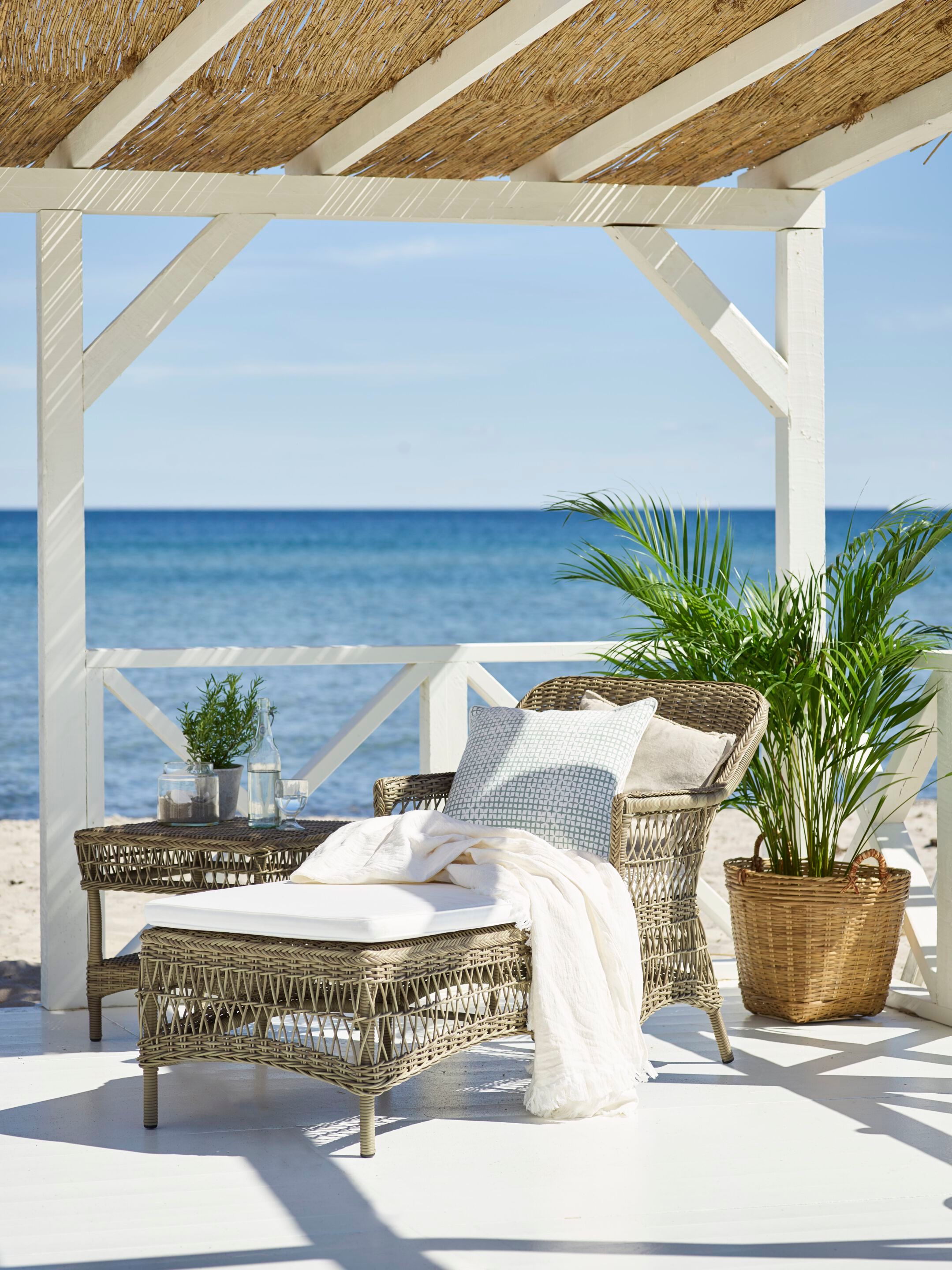 Садовая спальная кровать ArtFibre® с подлокотниками Sika Design Georgia Garden ARCH-00113660 - Вид №1