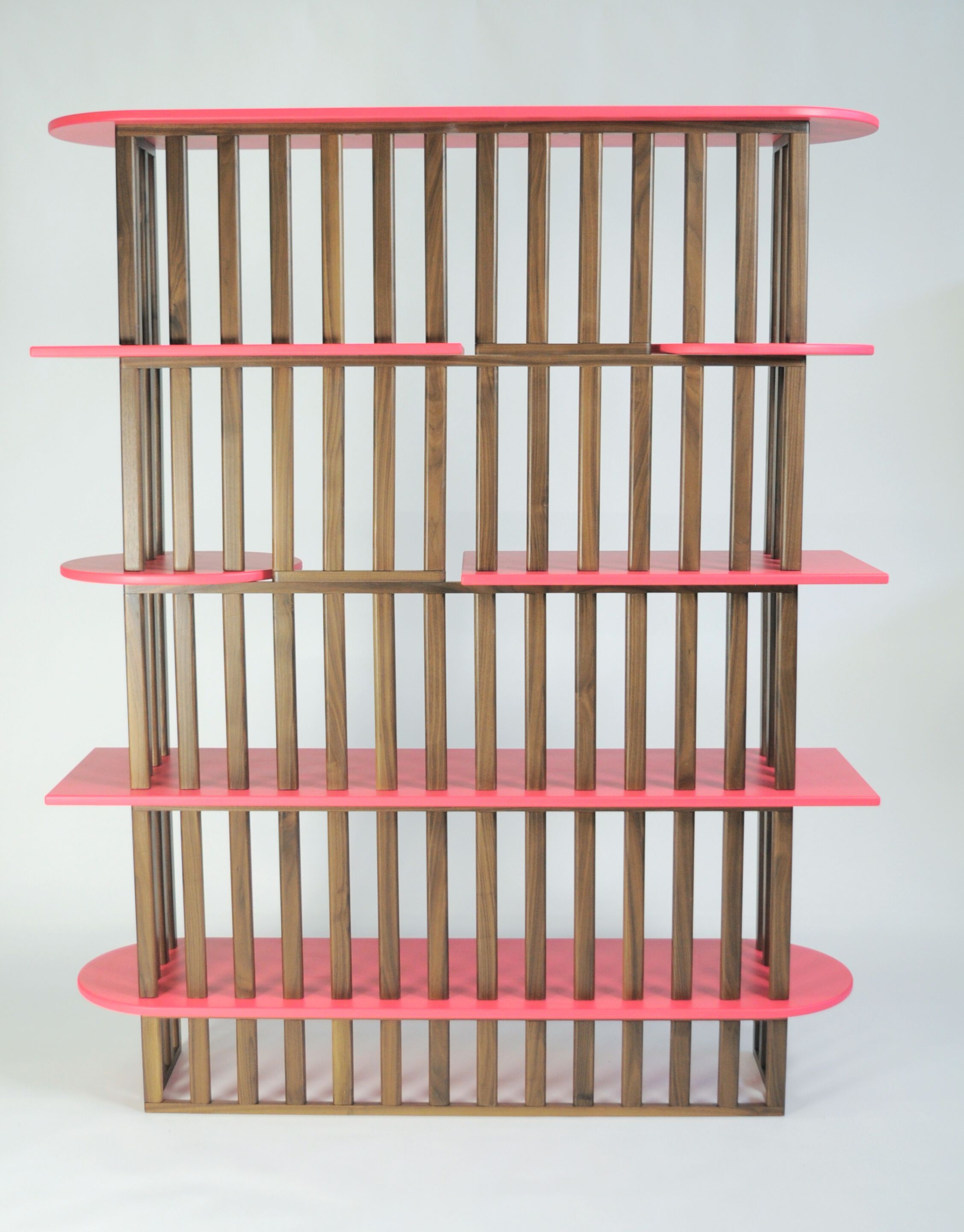 Книжный шкаф из массива дерева с пятью полками Medulum ARCH-00053302 - Вид №4