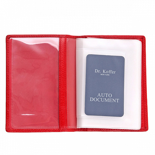 X510177-01-12 Обложка для автодокументов Dr Koffer  - Вид №1