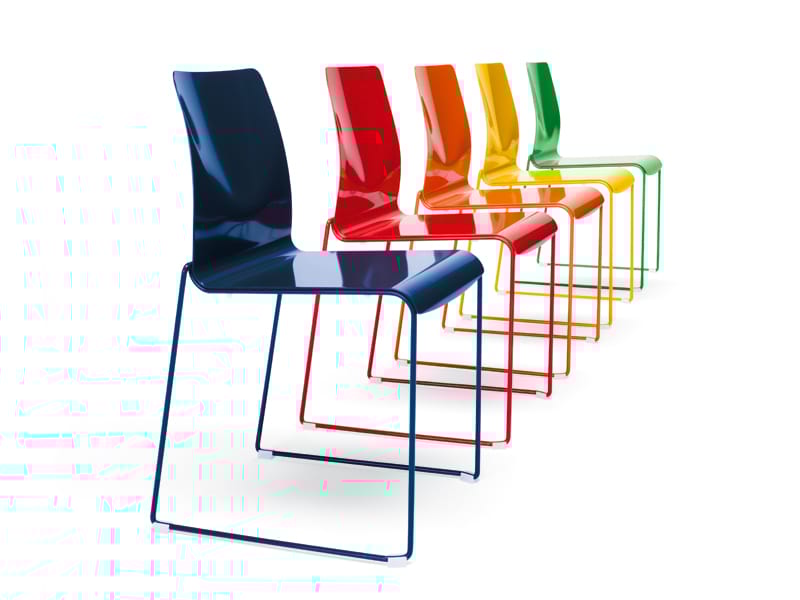 Металлический стул, штабелируемый, огнестойкий YDF Камилла ARCH-00132990