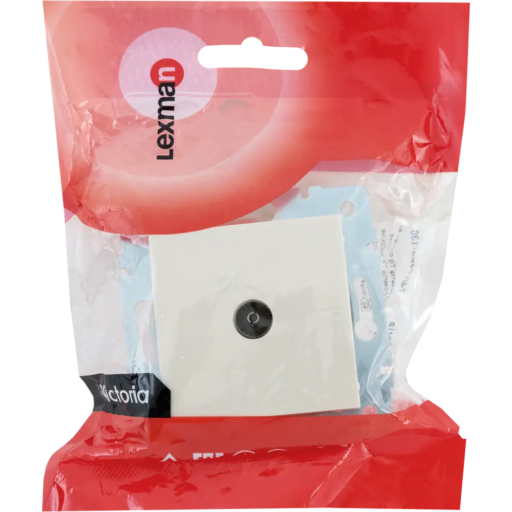 ТВ-розетка оконечная встраиваемая Lexman Виктория шлейфцвет бежевый STLM-2044188 - Вид №6