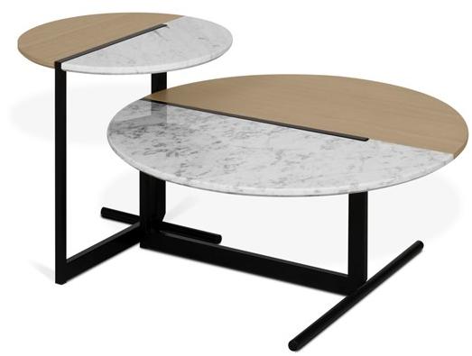 TemaHome Низкий круглый мраморный журнальный столик  9003.628955  - Вид №3