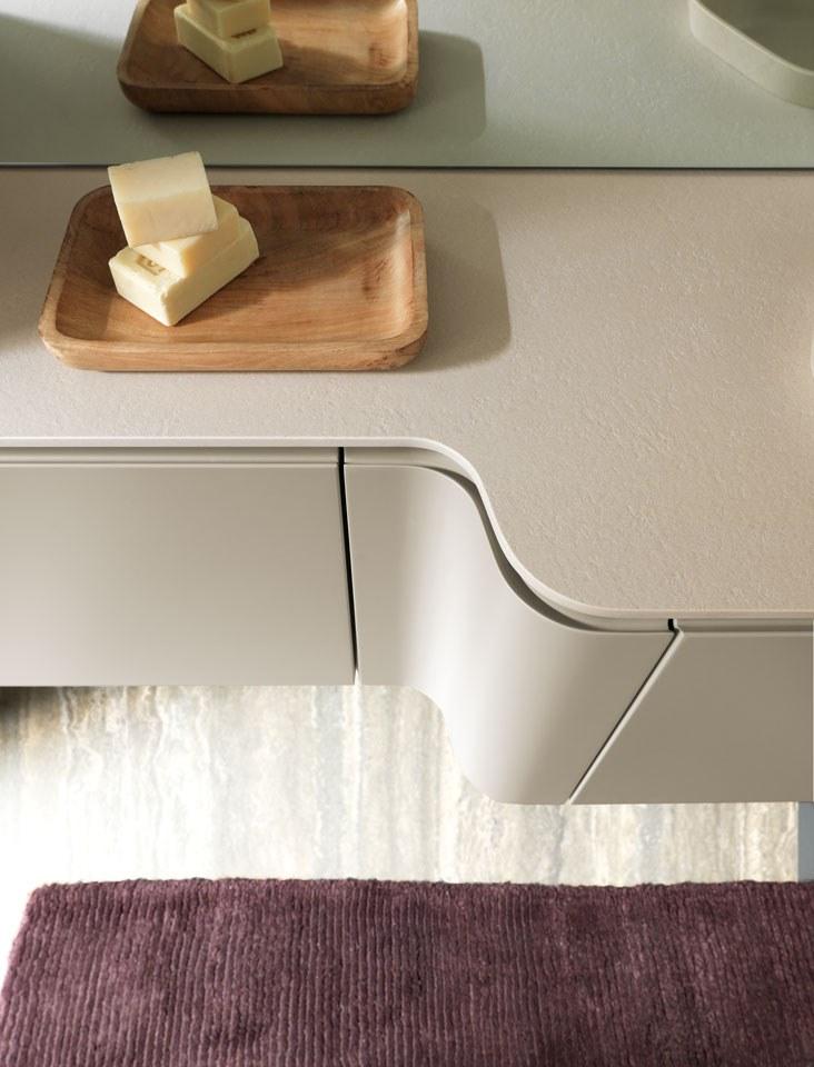 Archeda Подвесной туалетный столик с ящиками, лакированный Gola sun-id-1357656 - Вид №5