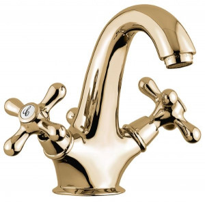 12013BR Смеситель Deco Classic с донным клапаном для раковины, цвет бронза