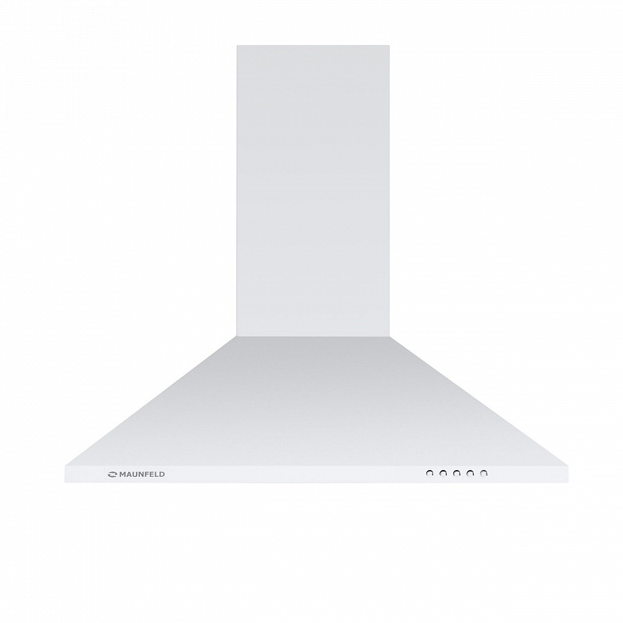 CORK 60 White Вытяжка cork 60 белое стекло/ тип:купольная, кнопочное управление, 620м3, площадь кухни до 20м2, 3 скорости, светодиодное освещение, в опции: угольный фильтр cf103t, белая Maunfeld Santreyd  - Вид №5