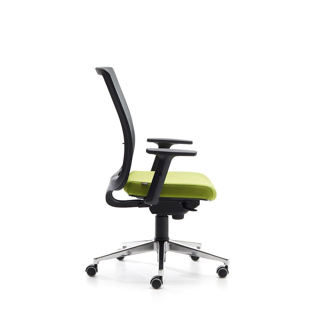 Сетчатое вращающееся кресло с откидывающейся спинкой и подлокотниками VAGHI Bursa Evo Black ARCH-00044228 - Вид №9