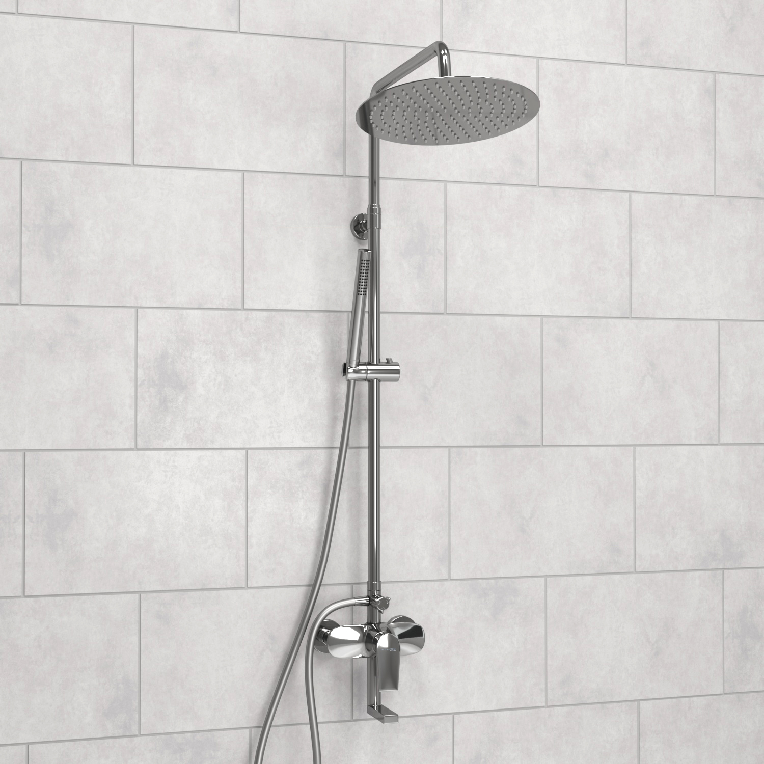 A166.116.137.087.CH Душевой комплект со смесителем WasserKRAFT 