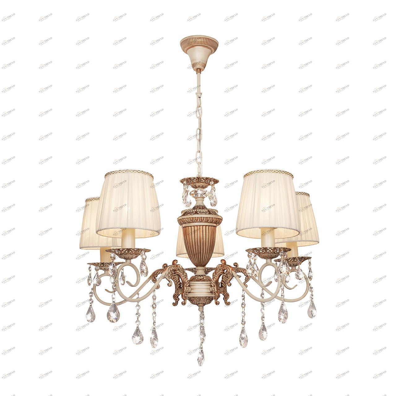 Подвесная люстра Silver Light Pallada 731.51.5 SILVER LIGHT ДИЗАЙНЕРСКИЕ, PALLADA 186183 Бежевый 