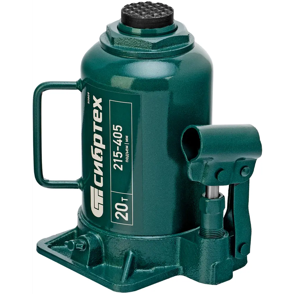 Гидравлический домкрат бутылочный Сибртех 20 тонн 215-405 мм 89418175 STLM-1575765 - Вид №2