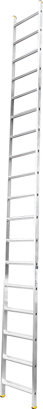 Алюминиевая односекционная приставная лестница HK1 5118