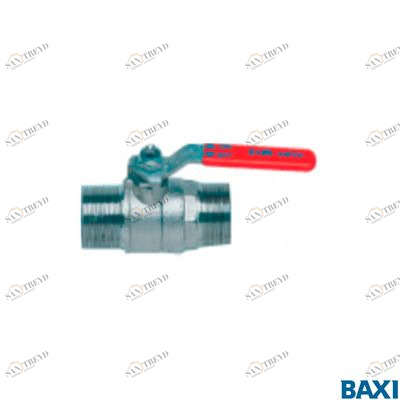 KHG71402201 Запорный кран системы отопления (без фильтра) 3/4 (KHG71402201) BAXI 