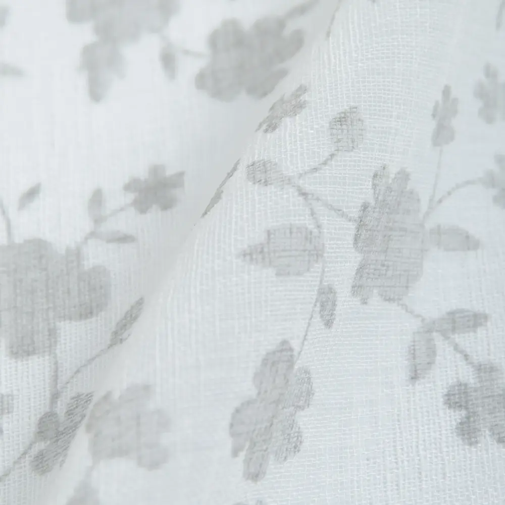 Тюль 1 м/п Цветы лен 280 см цвет белый TEX REPUBLIC STLM-2037982 - Вид №2