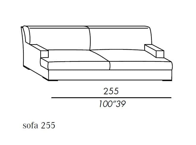 3-местный съемный тканевый диван Meridiani Джеймс ARCH-00046936 - Вид №4
