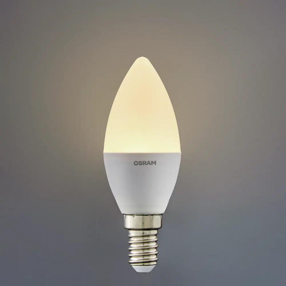 Лампа светодиодная Osram Antibacterial E14 220-240 В 5.5 Вт свеча 470 лм нейтральный белый свет 82807762 STLM-2131780  - Вид №3