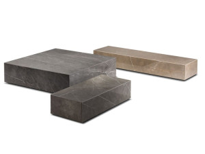 Низкий журнальный столик из керамогранита