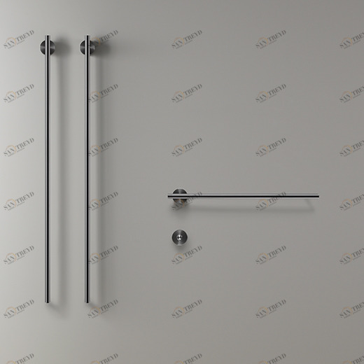 Электрический полотенцесушитель Л. 580 мм и L. 1,060 мм, кнопка питания включена  EQB73 CEADESIGN 