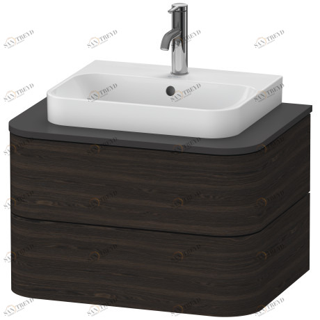 HP496006969 Happy D.2 Plus Тумбочка для подвесной консоли Орех брашированный (натуральный шпон) Duravit