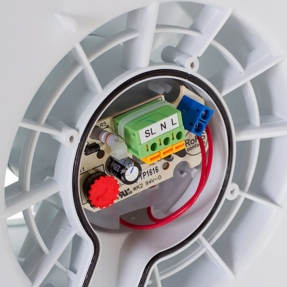 Вентилятор осевой вытяжной Equation D120 мм 31 дБ 190 м³/ч обратный клапан таймер цвет белый STLM-2015920 - Вид №2